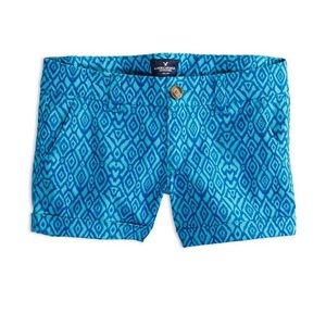 Patterned AE Midi Shorts